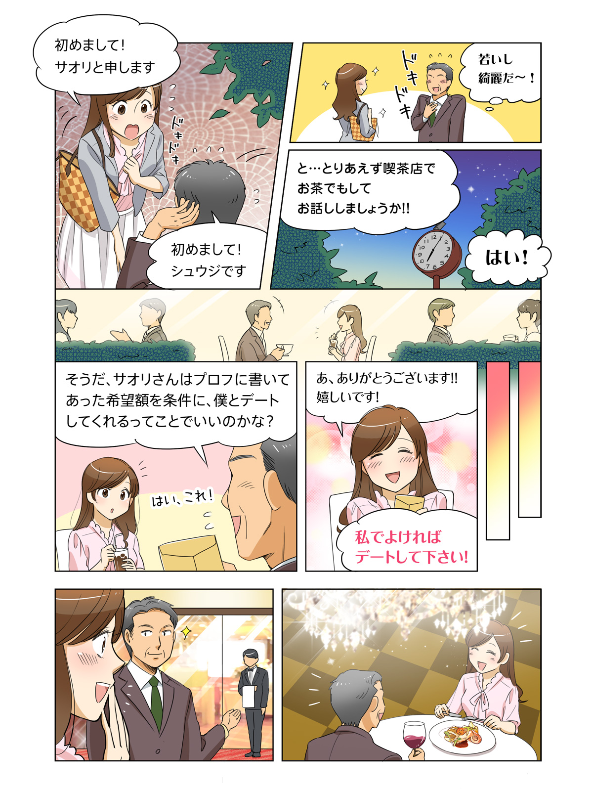 3ページ：マンガで分かるシークレットクラブ